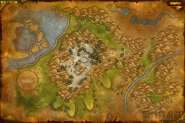 魔兽世界wlk银矿分布最多矿点地图位置介绍(图2)