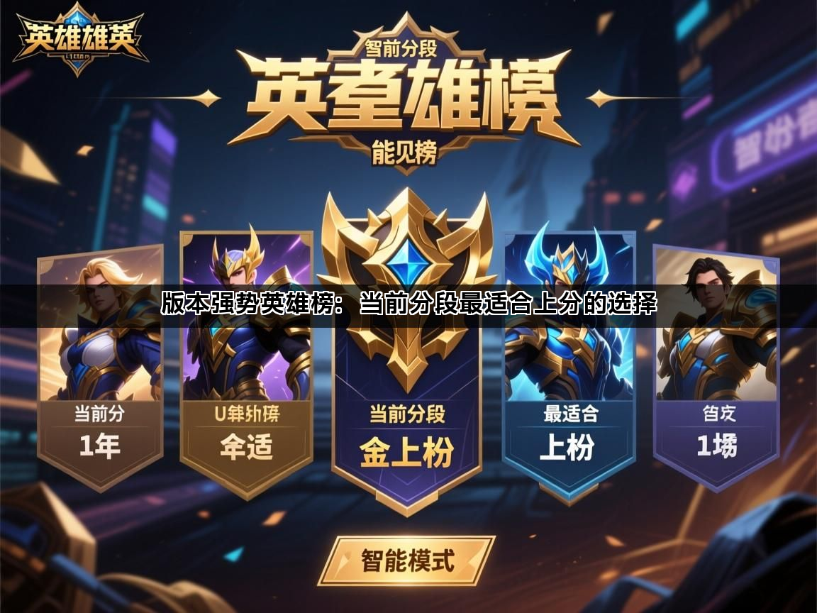 版本强势英雄榜：当前分段最适合上分的选择(图1)